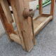 old solid wood workbench with drawer and seal