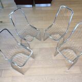 Suite of 4 chairs by Gastone Rinaldi 1970