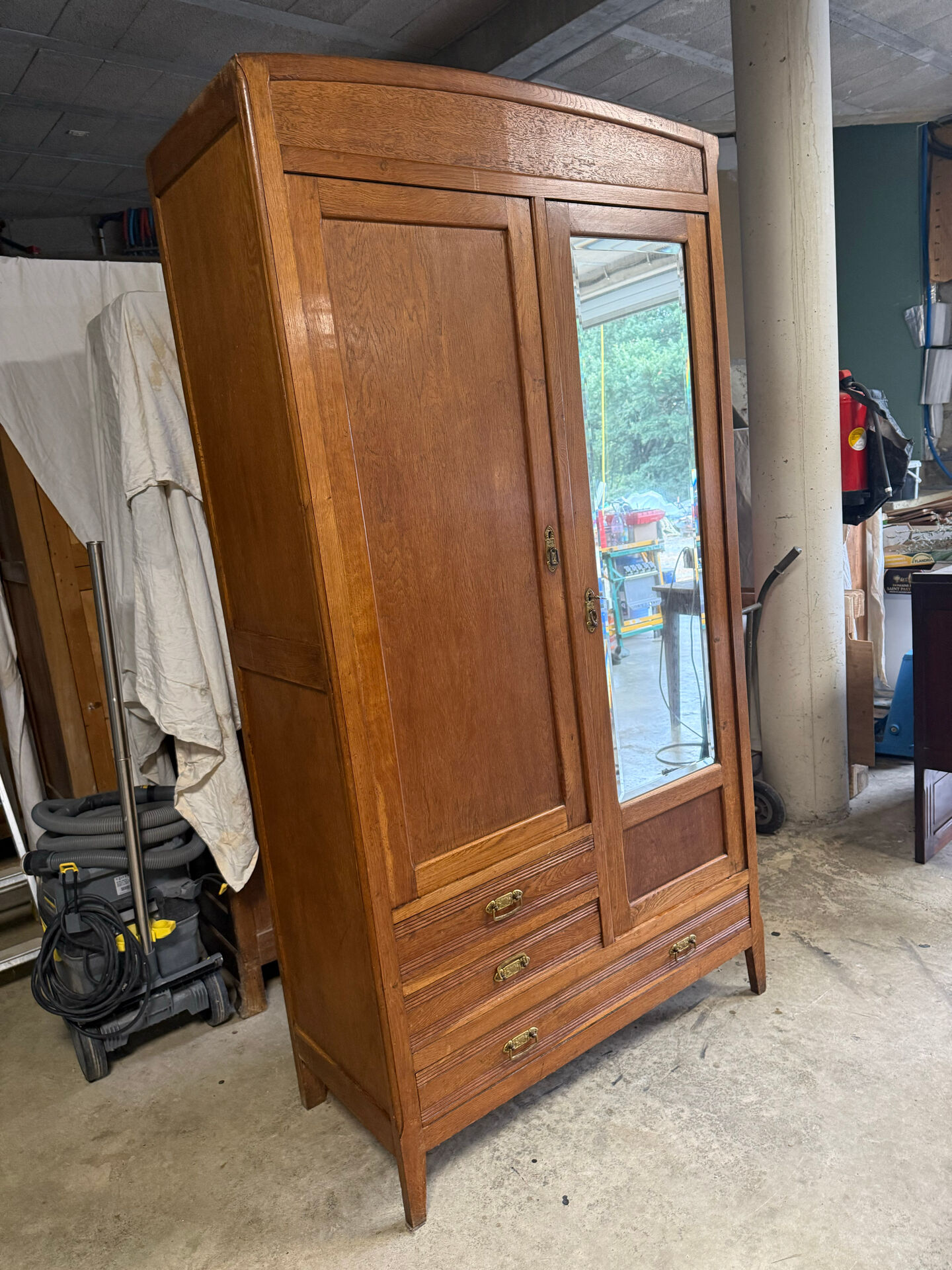 Parisian wardrobe Art Deco chest of drawers