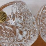 Set of Cristal D'Arques Fontenay candle holders