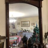 Miroir acajou style Empire bronzes dorés
