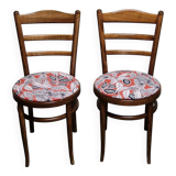 Paire de chaises bistro Baumann vintage
