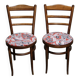 Pair of vintage Baumann bistro chairs