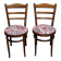 Pair of vintage Baumann bistro chairs