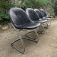 Series of 4 vintage chairs by Gastone Rinaldi model Pascale