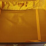 Leather suitcase