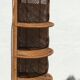 Vintage rattan shelf