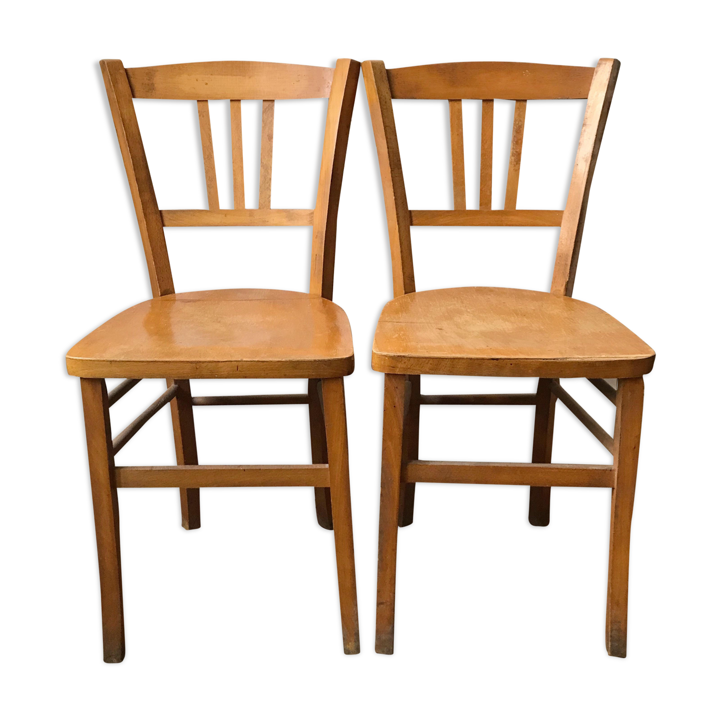 Baumann 50s bistro chair duo