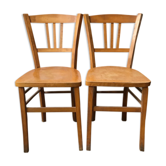 Baumann 50s bistro chair duo