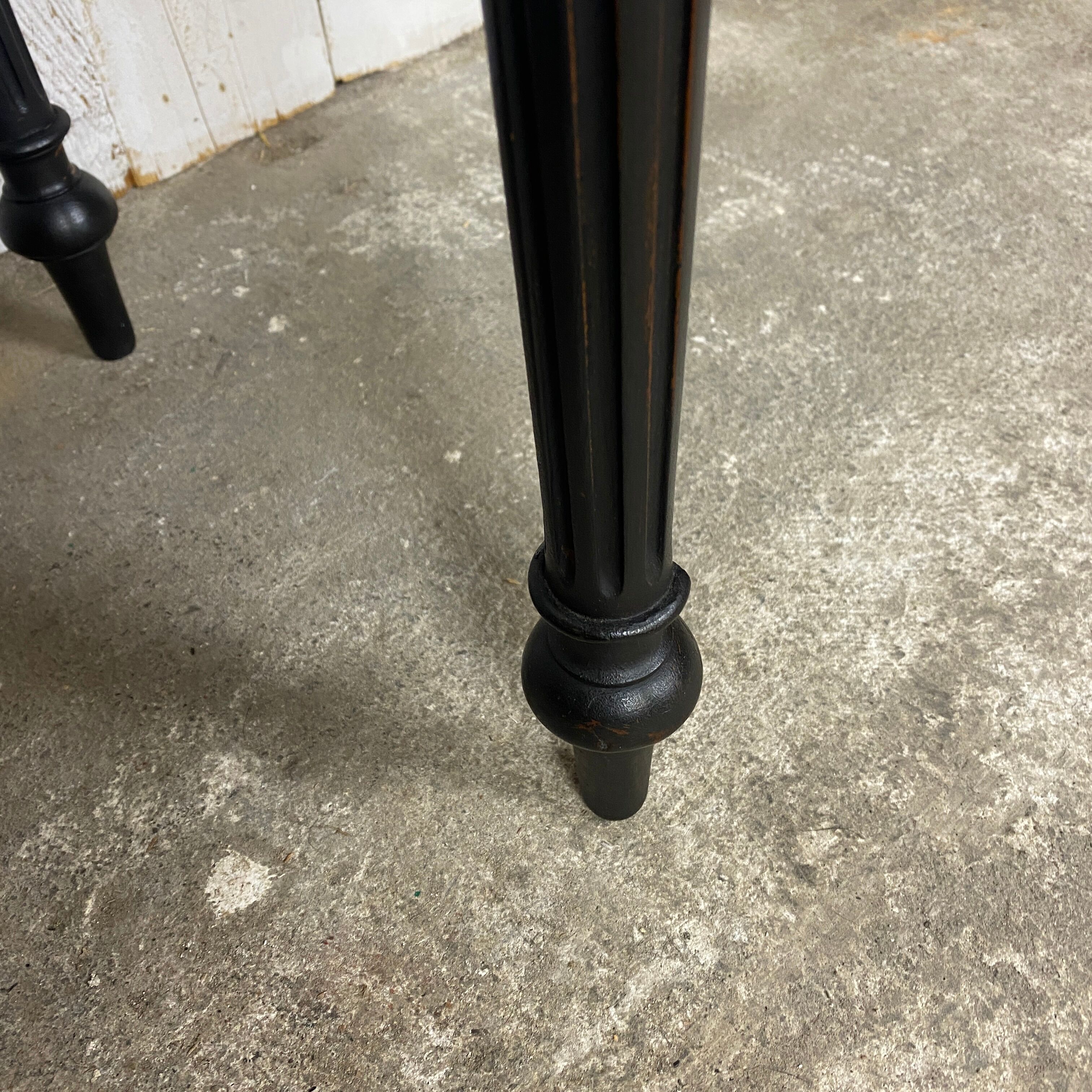 Black patinated lady's desk