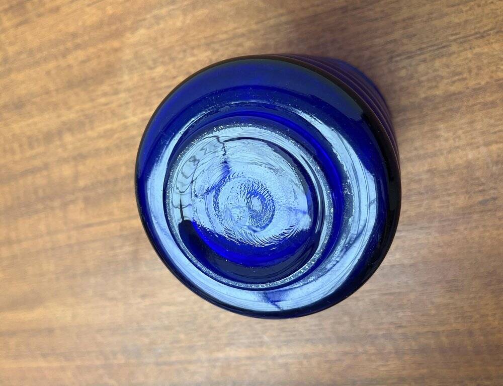 Vintage Glass Vase by Narita Voigt for VEB Glaswerk Harzkristall, GDR, 1970s