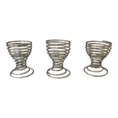 Lot de 3 coquetier spirale