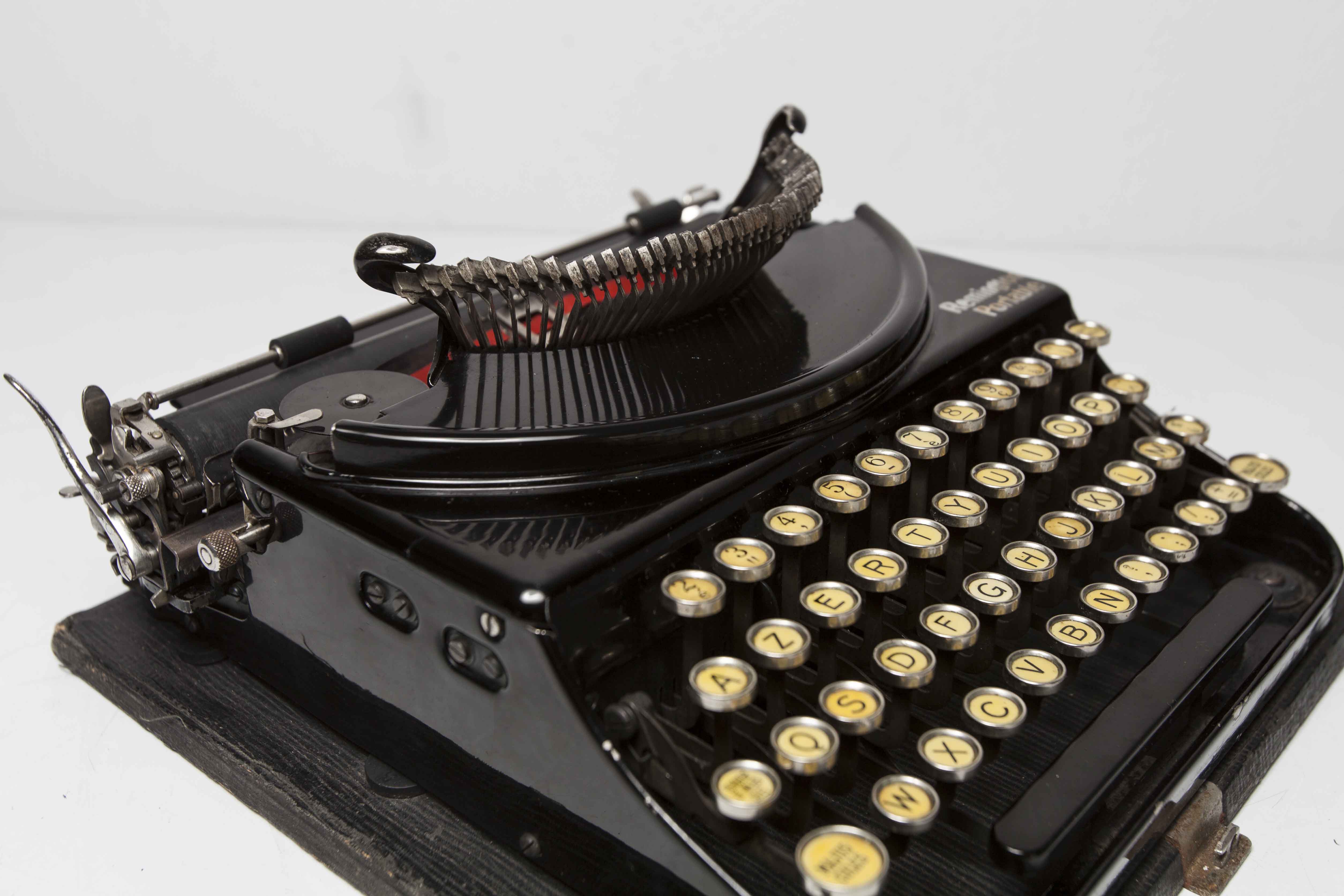 Revised Remington Portable Typewriter and New Ribbon