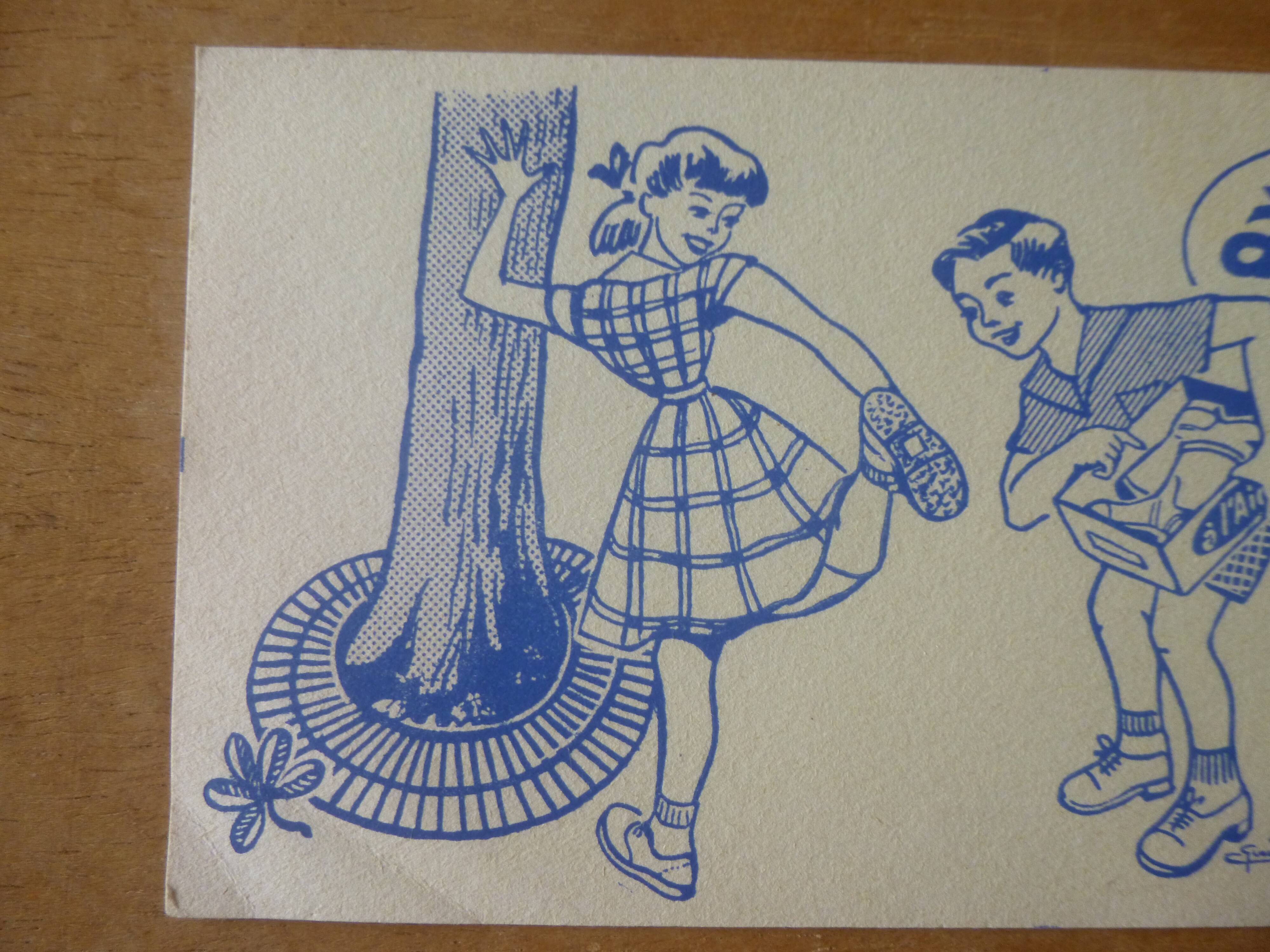 Advertising poster 1950s AIGLE