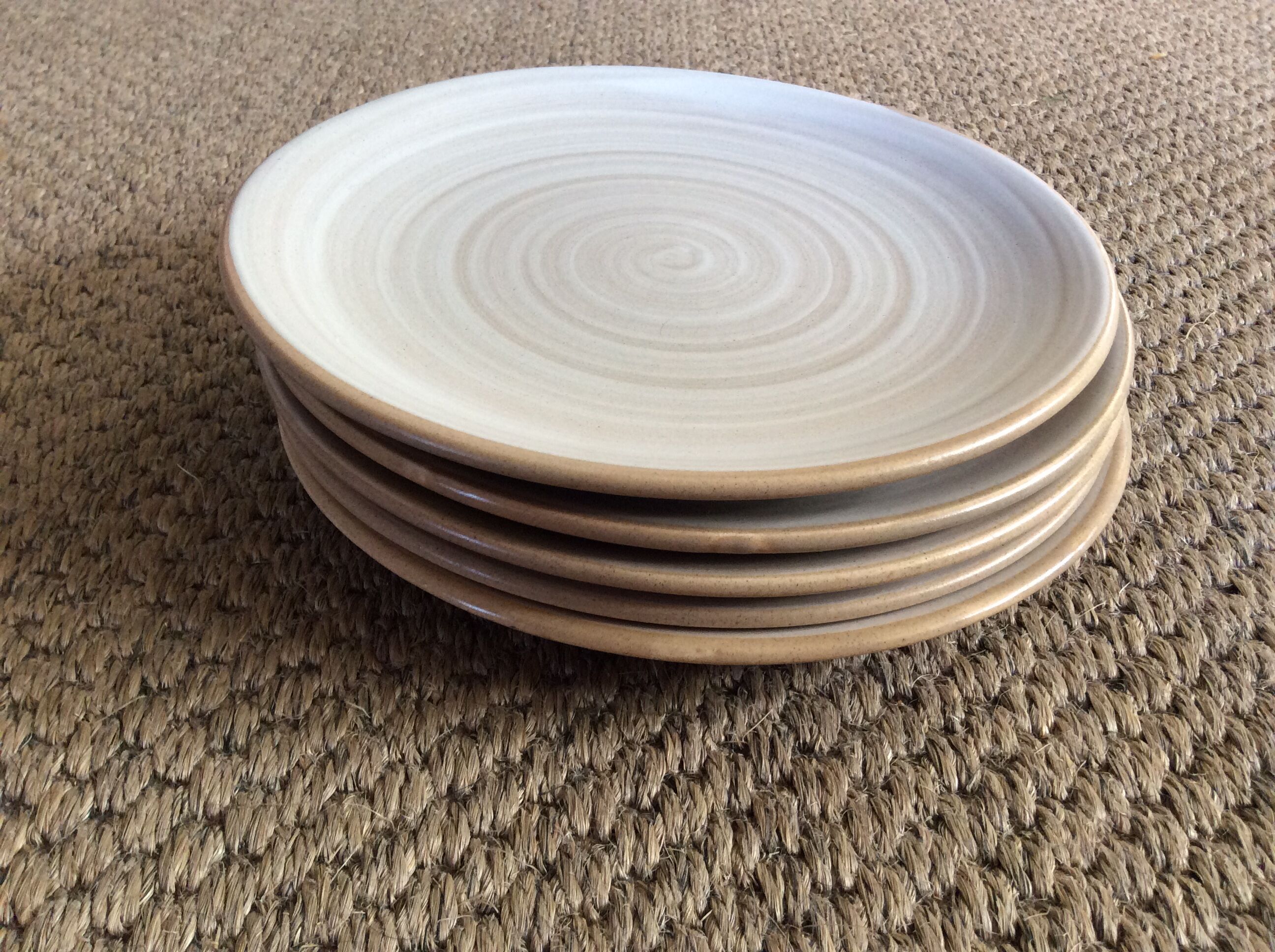 Series of 5 dessert plates