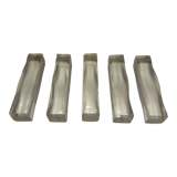 Set of 5 plexiglass knife holders