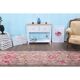 1970s Turkish Hand-Knotted Wool Cotton Pink Runner 78x367