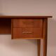 Scandinavian teak desk, 2 drawers