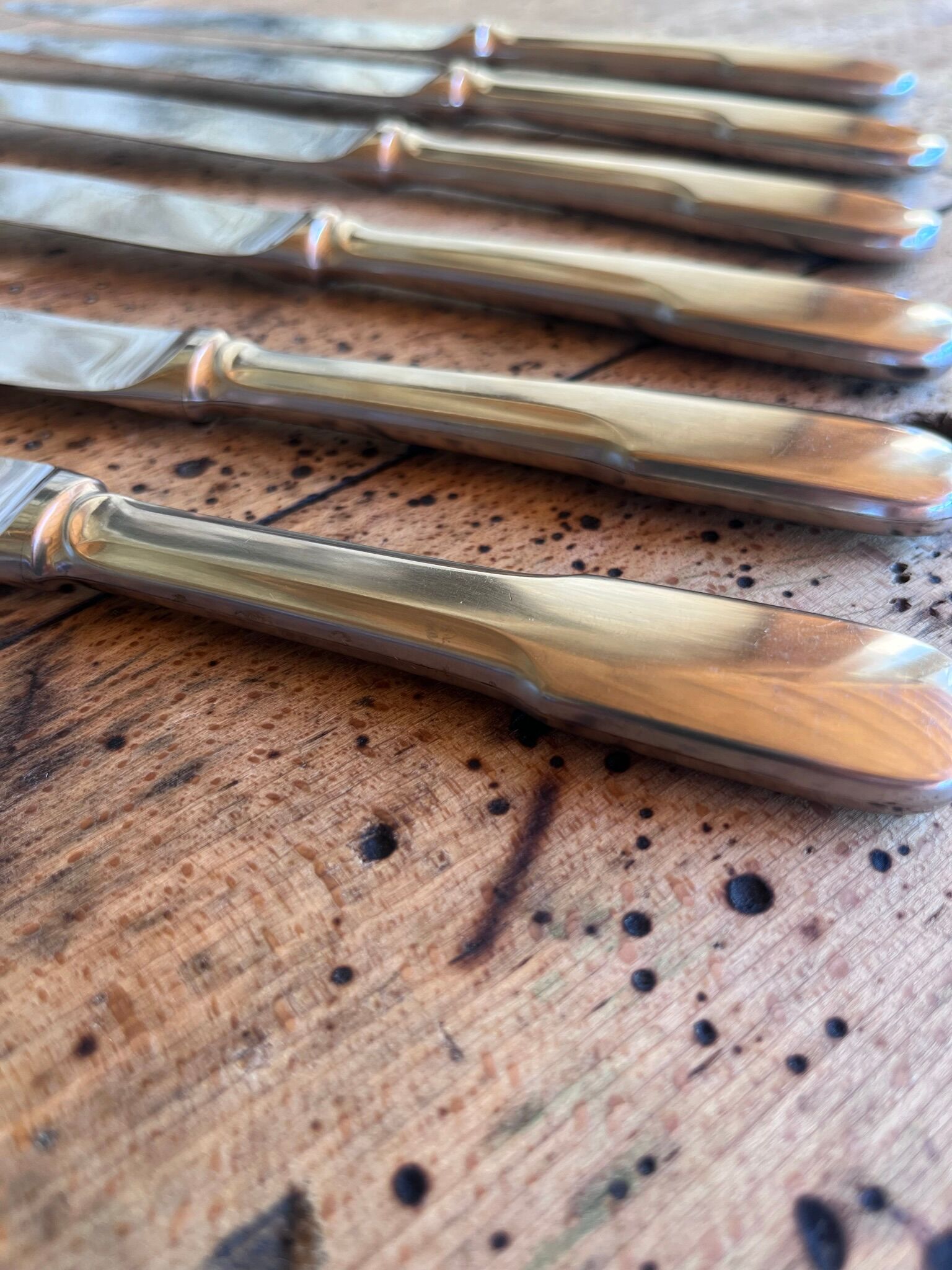 Set of 6 Guy Degrenne knives