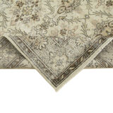 Handmade vintage oriental beige rug 172 cm x 296 cm - 36556