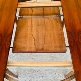 Extendable dining table with butterfly extensions in rosewood circa 60's
