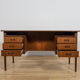 Mid-Century Freestanding Teak Desk, Denmark, 1960s