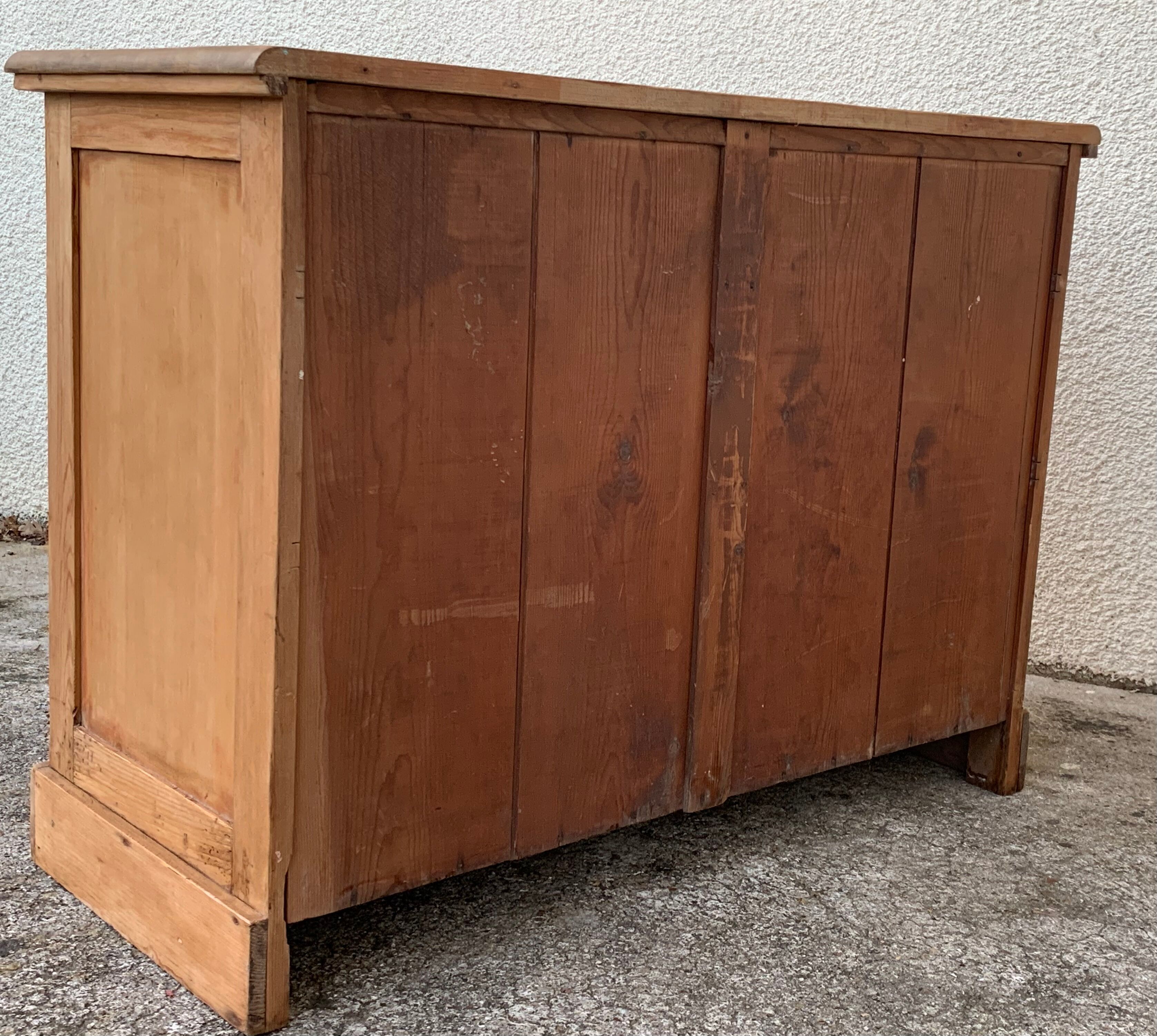 English style chest of drawers 1920 pine and pitchpin