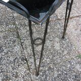 Vintage tiled wrought iron coffee table