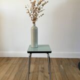 Green stool in formica 70s