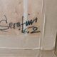Oil painting on panel - vase with flowers - signed Serafini - dated 1962