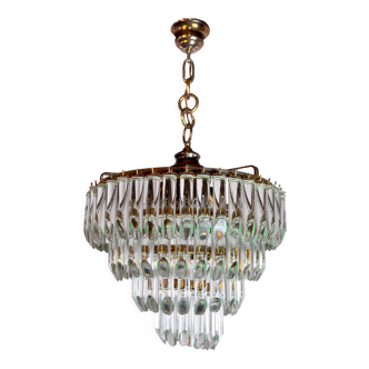 Venini chandelier, 4 levels, murano glass, Italy, 1970