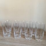 8 Verre En Cristal De Sèvres À Orangeade