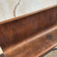 Wooden bistro bench