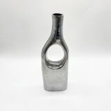 Modernist vase / cast aluminum – 1970s