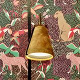 Pair of modular wall lights, Scandinavian design, 1950s.