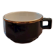 Green and gold coffee cups and sub-cups