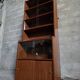Library, display case, Danish teak shelves 1970