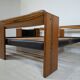 Artona Bed by Afra and Tobia Scarpa for Maxalto, with Matching Nightstands, Italy, 1970s
