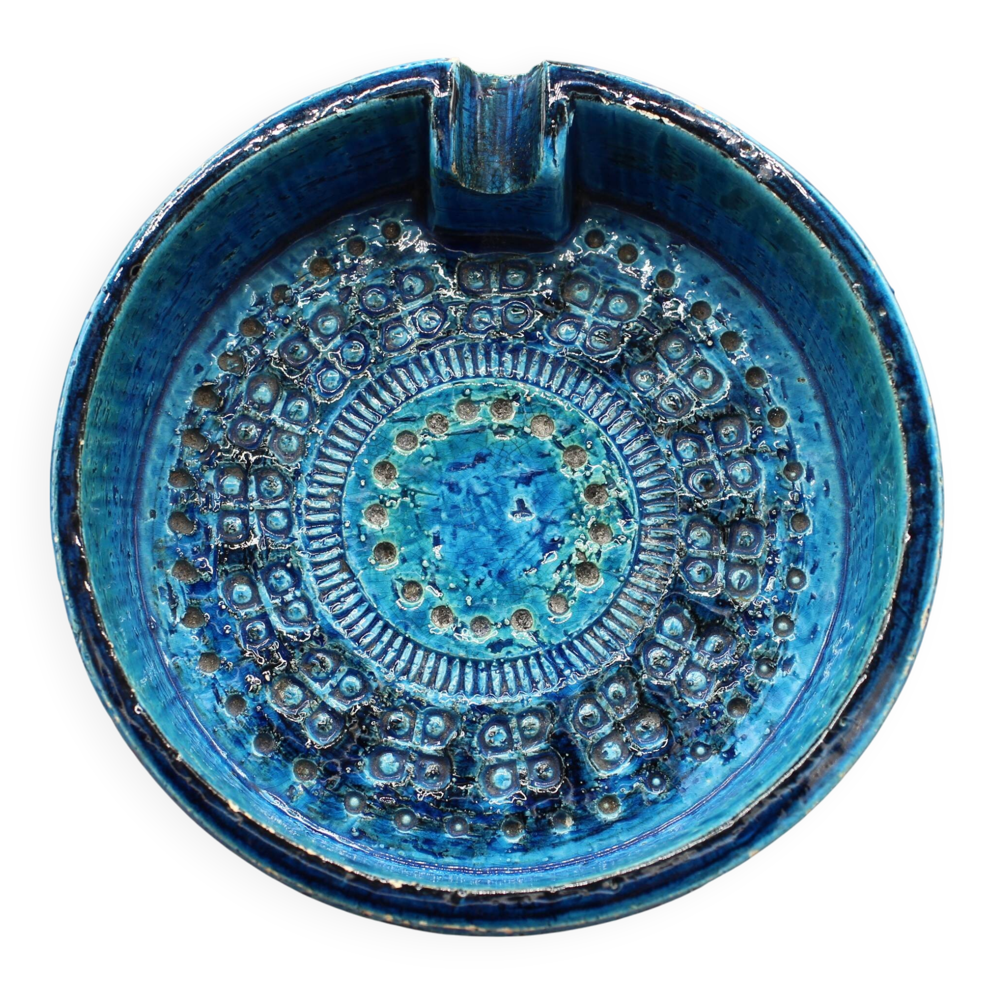 Vintage ashtray designed by Aldo Londi for Bitossi Italy