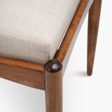 Set of 2 GFM-64 armchairs with footstool