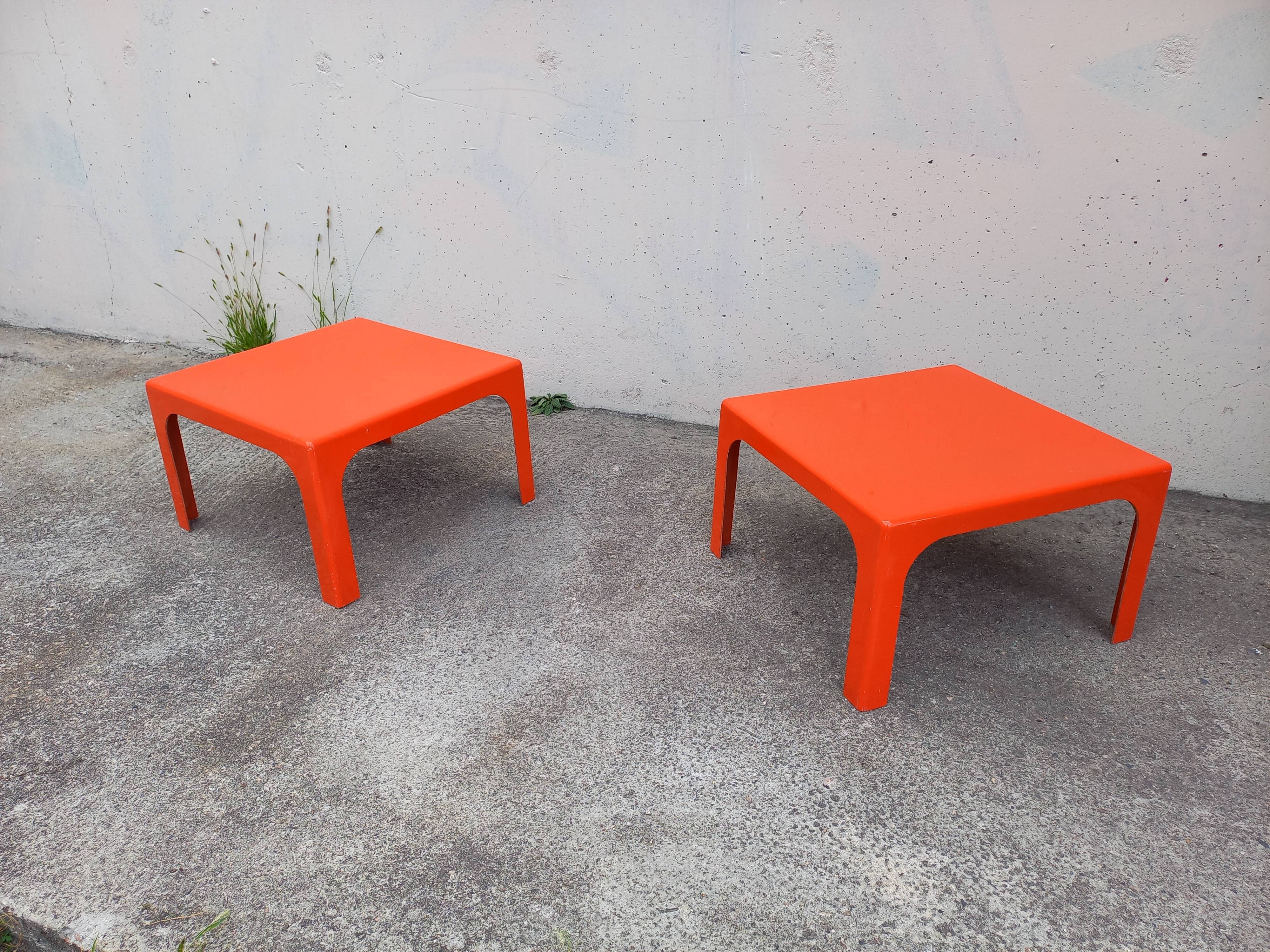 Pair of vintage coffee tables