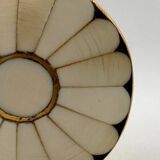 Vintage pillbox, brass and bone box - 1970s