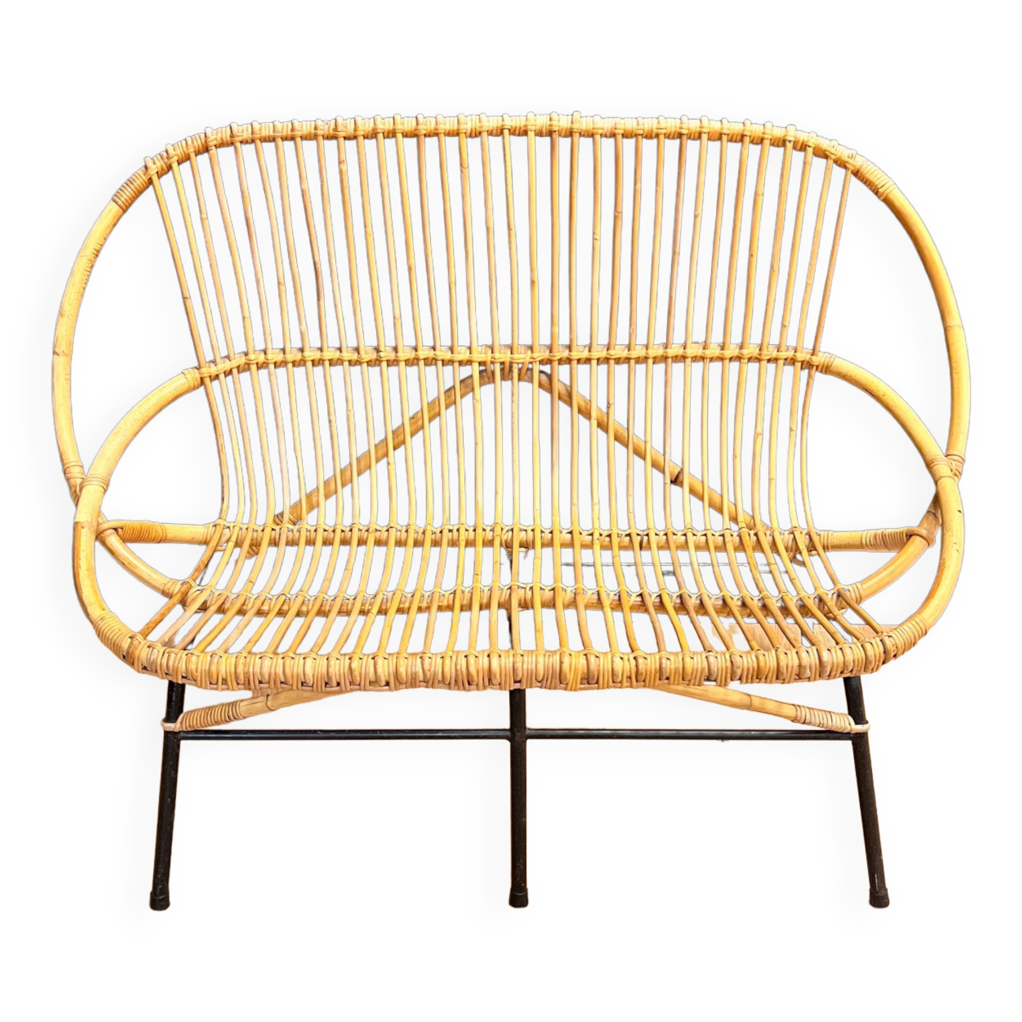 Rattan sofa