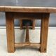 Farmhouse coffee table raw oak natural shade