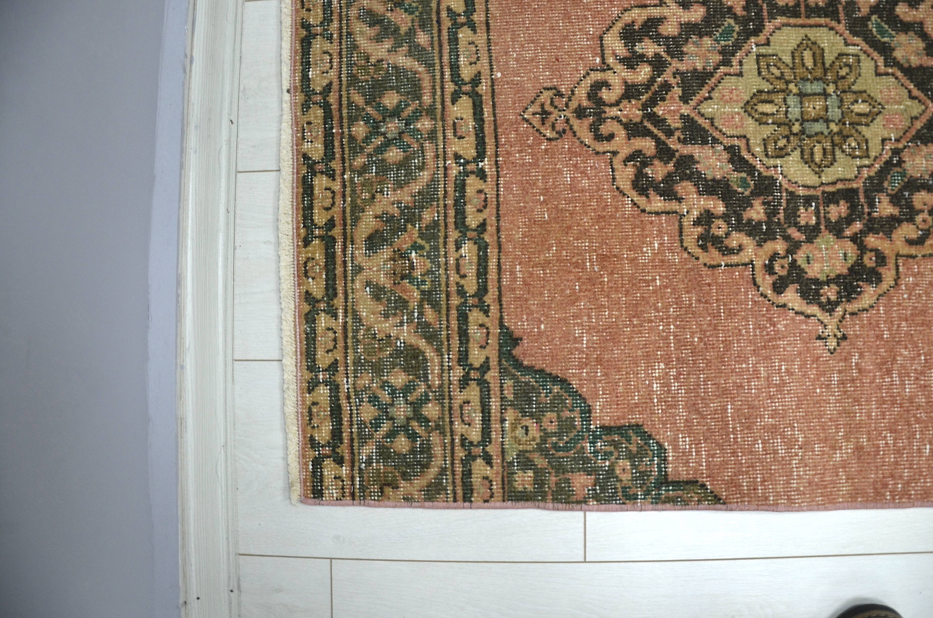 Red & Brown Turkish Handmade Rug sku 2214