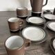 Vintage River Dolphin coffee service – Matte stoneware