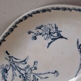 Ravier antique "Marguerite" Luneville faience XIXth