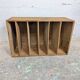 Vintage raw wood locker