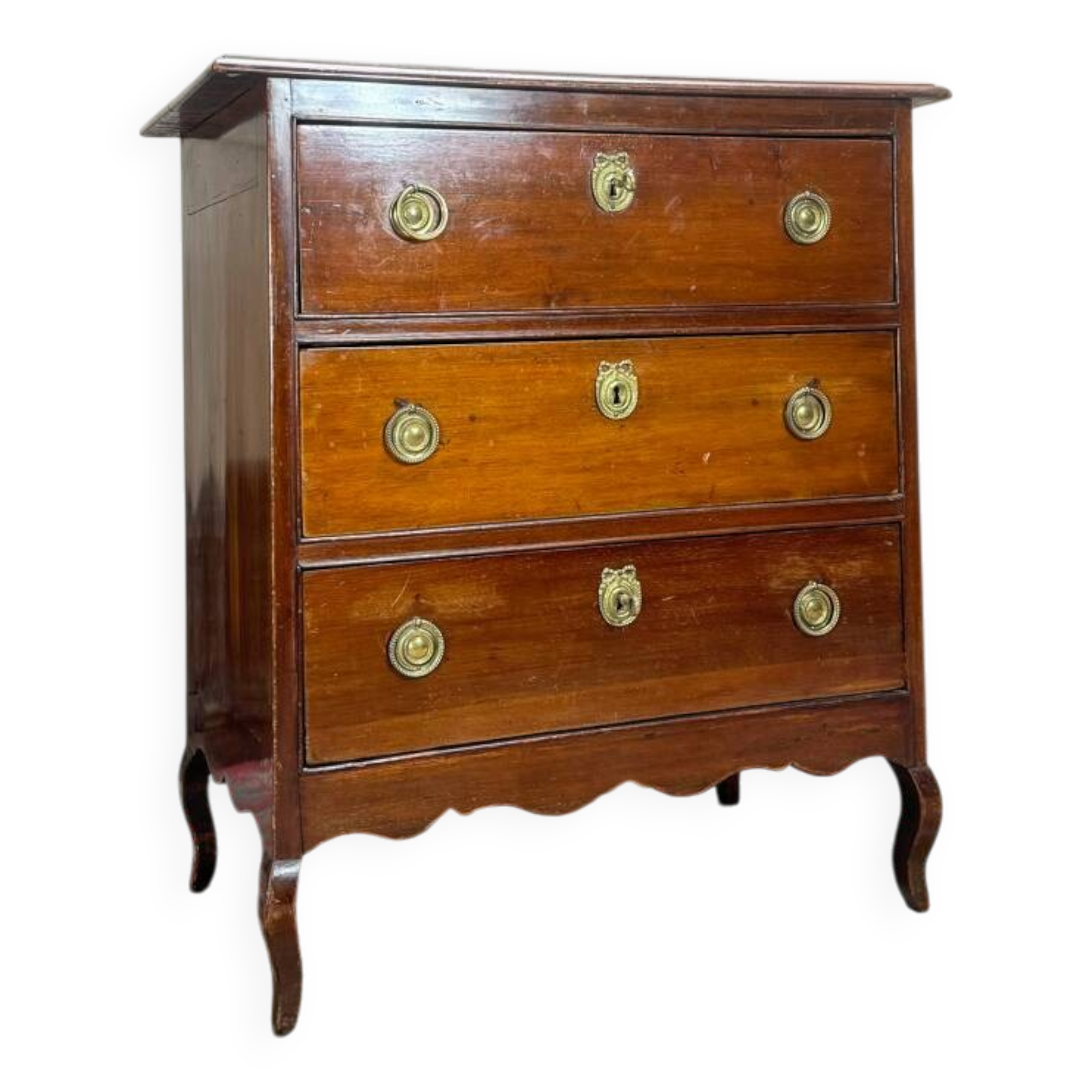Louis XV Mahogany Chest of Drawers, 18th Century