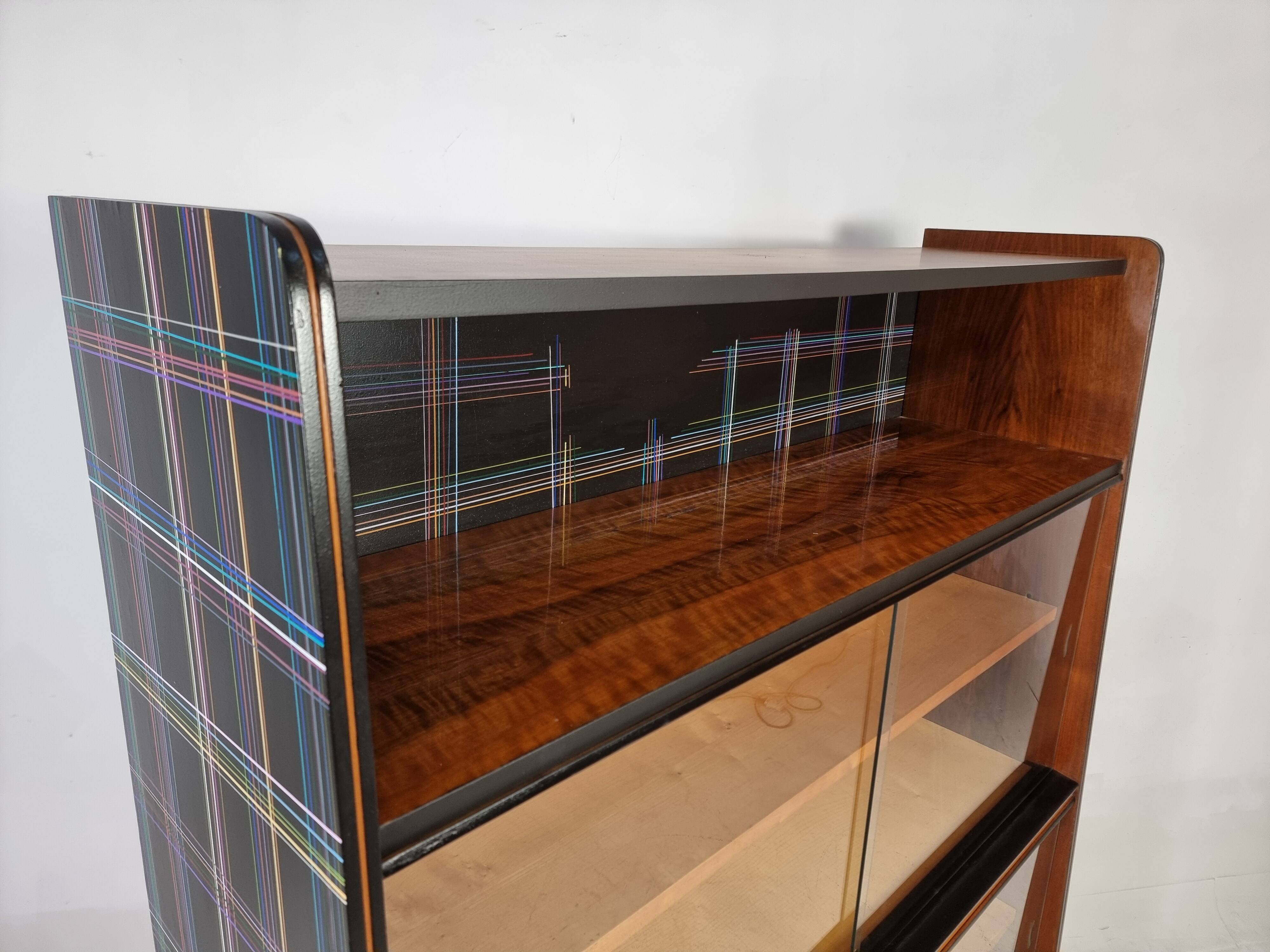 Vintage Brown Showcase from Tatra, 1970s